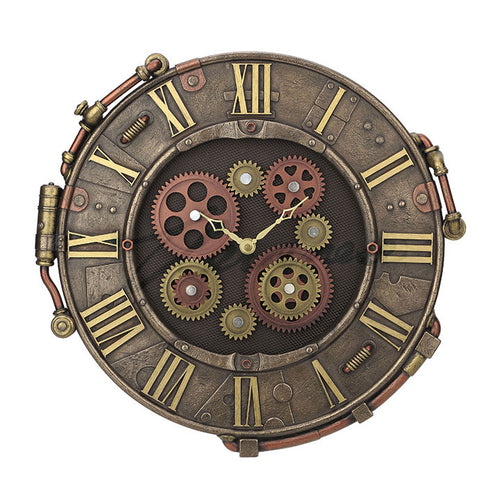 Riveted Plate Wall Clock