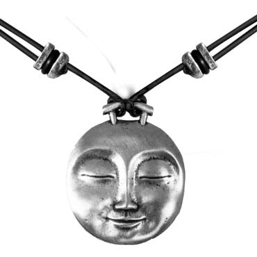 Serene Face Necklace