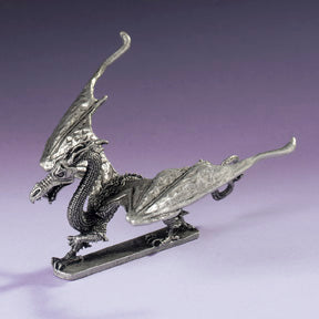 Silver Dragon Figurine