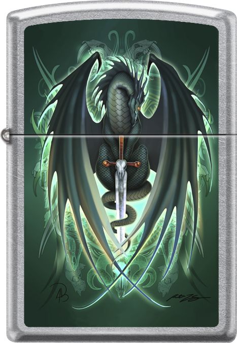 Skullblade Dragon Zippo Lighter