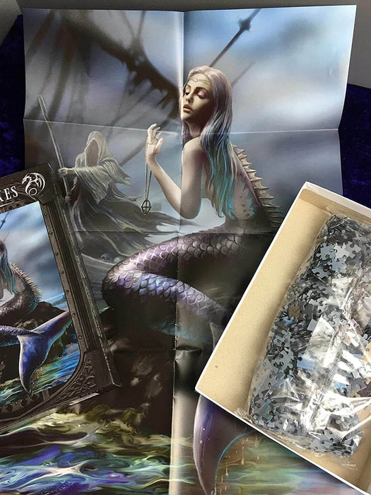Puzzle contents including the pieces and a poster of the image