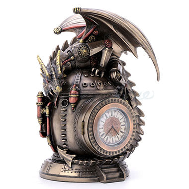 Steampunk Dragon on Time Machine Trinket Box