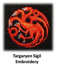 Game of Thrones Targaryen V-Neck Sweater - Officially Licensed