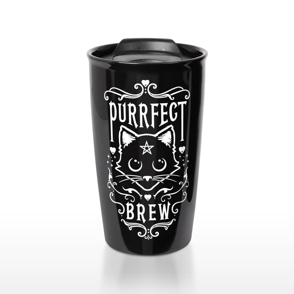 Purrfect Brew Travel Mug