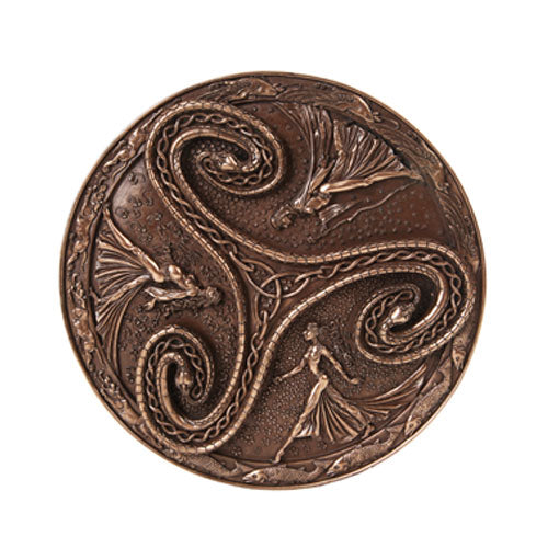 Triple Goddess Triskelle Plaque