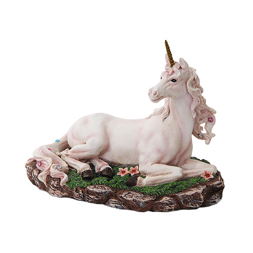 Unicorn in the Grass Figurine