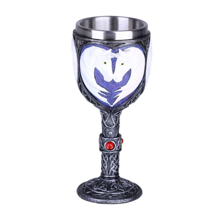 Unicorn Pair Goblet