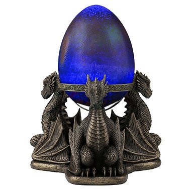 Dragon's Prophecy with Glowing Egg Figurine