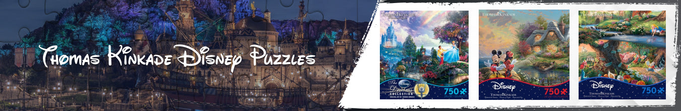 Thomas Kinkade Mickey & Minnie Puzzle: Disney Gifts — FairyGlen Store