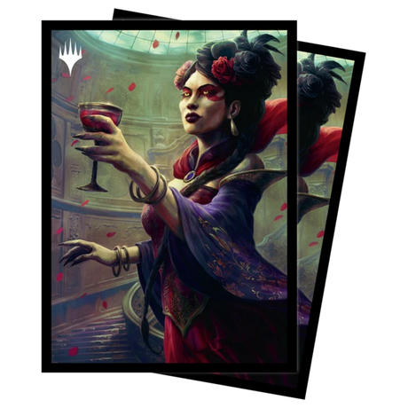 Deck protectors for tabletop card games - Henrika the Vampire from Magic the Gathering design