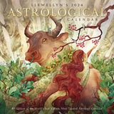 2024 Astrological Calendar by Llewellyn featuring Taurus the bull on the front. "91st Edition of the World's Best Known, Most Trusted Astrology Calendar"