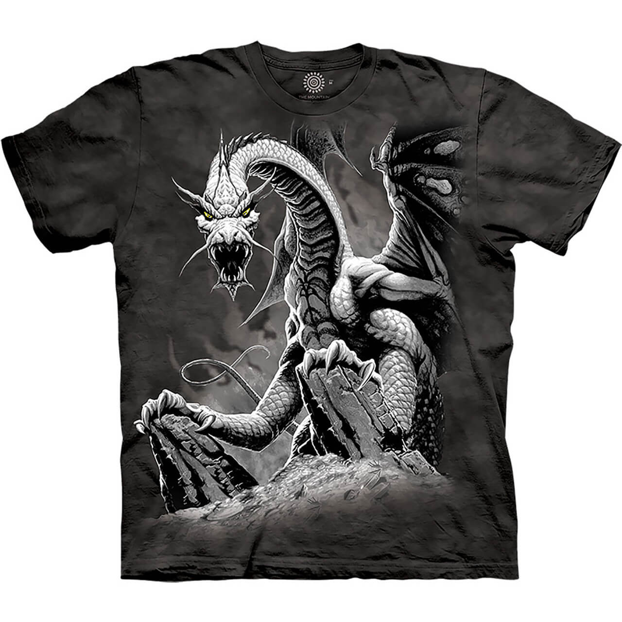 Black Dragon T-Shirt - Fantasy Clothing & Gifts - Fairy Glen