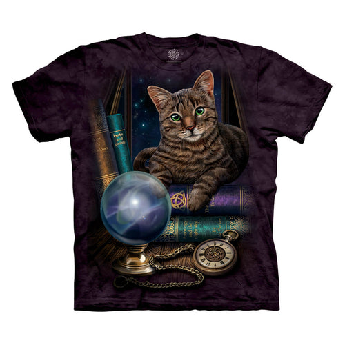 The Fortune Teller Cat T-Shirt by Lisa Parker
