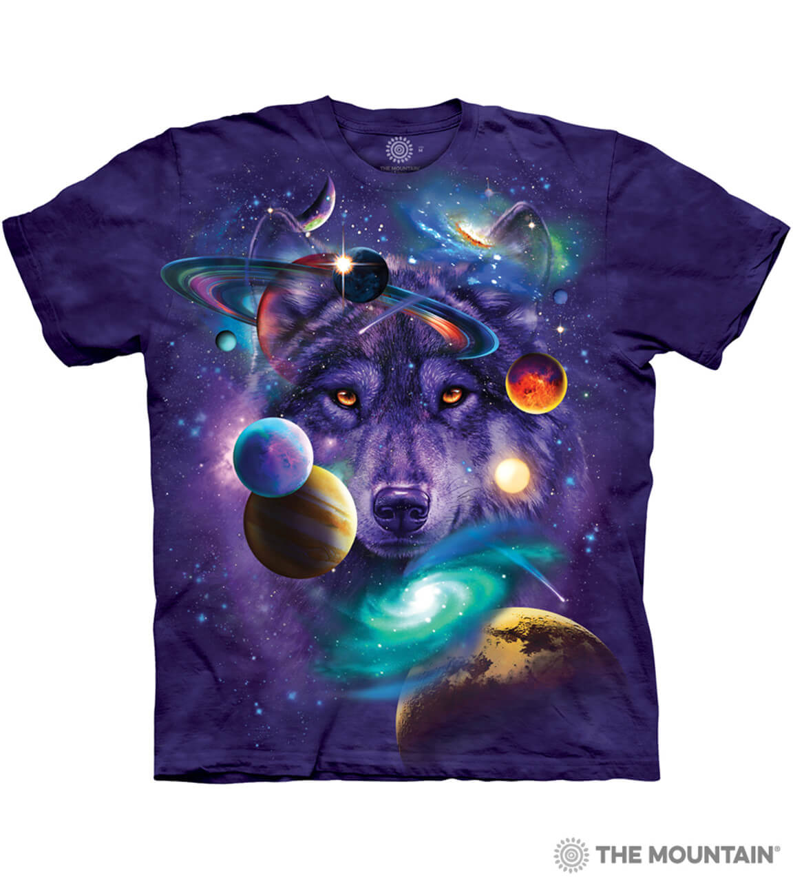 Wolf of the Cosmos T-Shirt - Fantasy Clothing and Gifts - Wolves