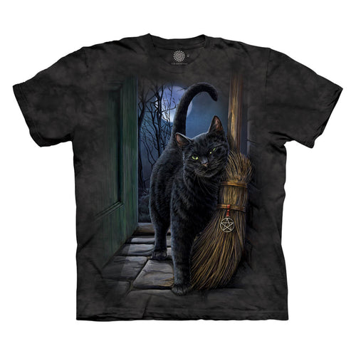 A Brush With Magic Cat T-Shirt by Lisa Parker