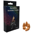 Backflow incense cones packaging with example cones - package of 20