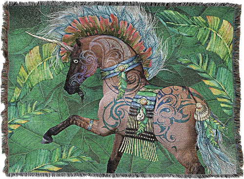 Rawiri Unicorn Tapestry Blanket