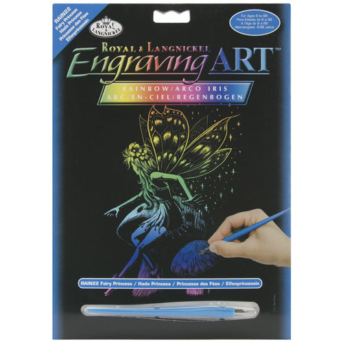 Fairy Princess Rainbow Foil Engraving Kit