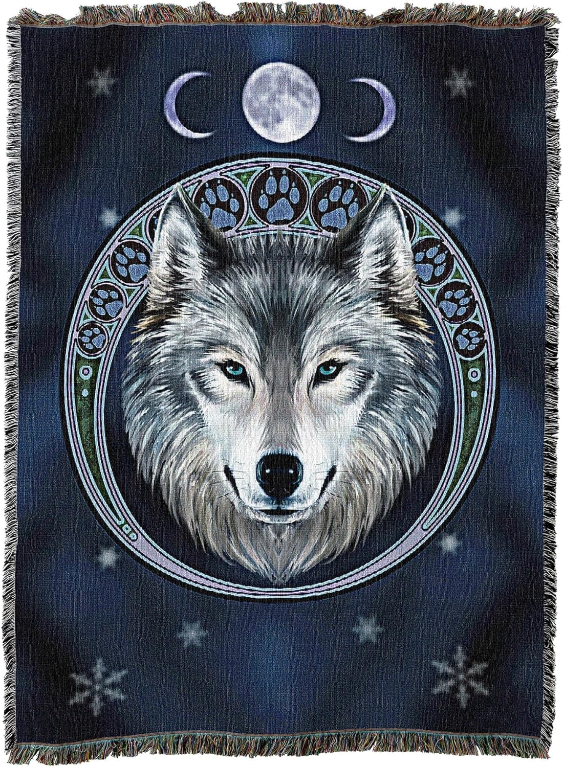 Lunar Wolf Tapestry Blanket - Anne Stokes Gifts & Fantasy