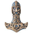 Wall mounted plaque of Norse god Thor's hammer, Mjolnir
