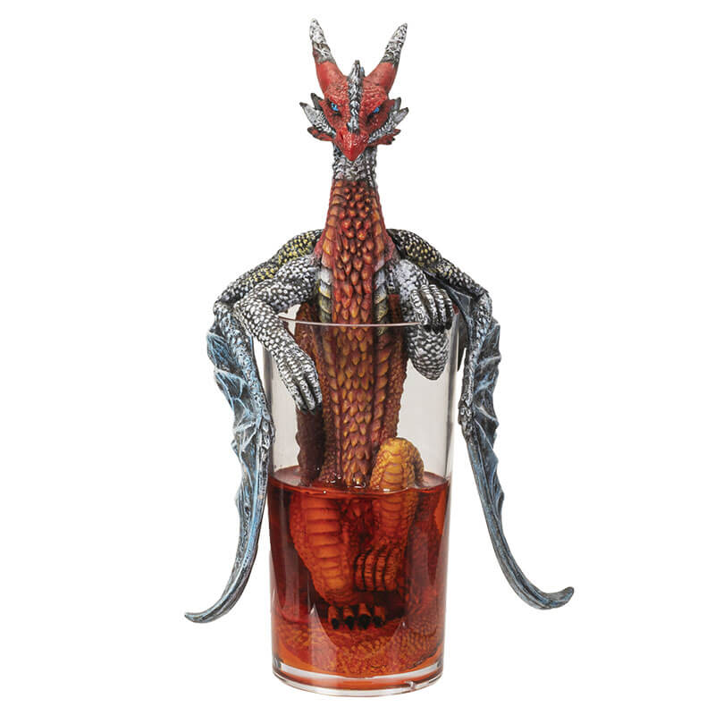 madragon 硬化ガラス製特大シリンジ　2本セット Long Island Ice Tea Dragon Figurine: Stanley Morrison Gifts