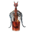 Long Island Ice Tea dragon in silver and copper colors in a fake glass of transparent resin tea