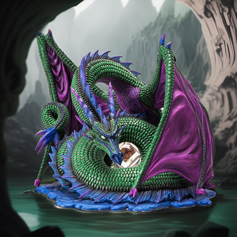 Nephtali Water Dragon Figurine by Derek W Frost - Fantasy Gifts