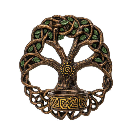 Tree of Life Candleholder Wall Plaque