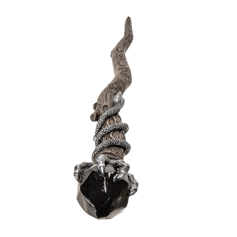 Black Magic Snake Wand - Fantasy Gifts & Collectibles