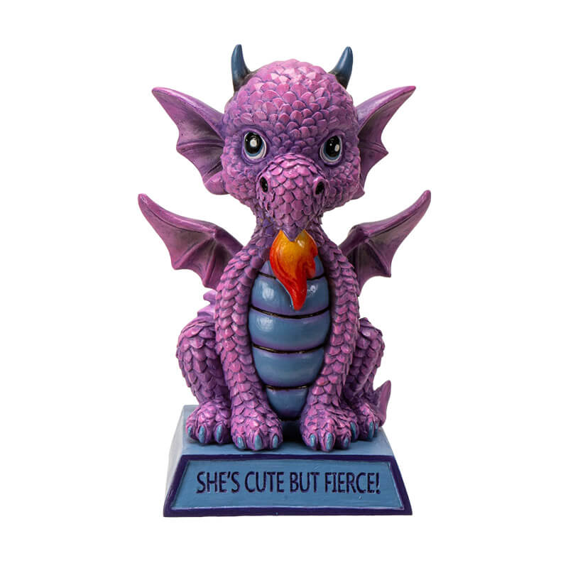 Cute But Fierce Dragon Figurine - Fantasy Collectibles - Cute