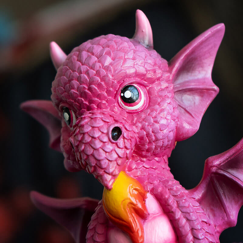 A Princess With Her Own Dragon Figurine - Fantasy Collectibles