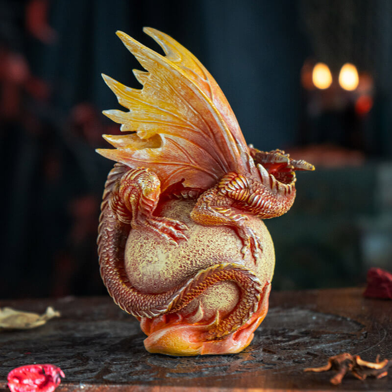 Solar Sun Dragon Figurine - Fantasy Gifts & Collectibles - Celestial ...