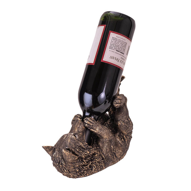 Wolf Wine Bottle Holder