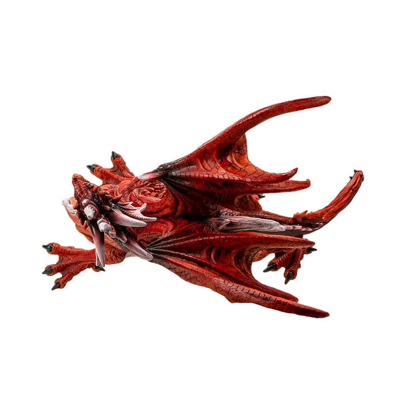 Large Standing Red Dragon Figurine - Fantasy Gifts & Collectibles