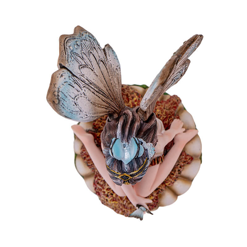 Butterfly Mushroom Fairy Figurine - Fantasy & Nature Gifts