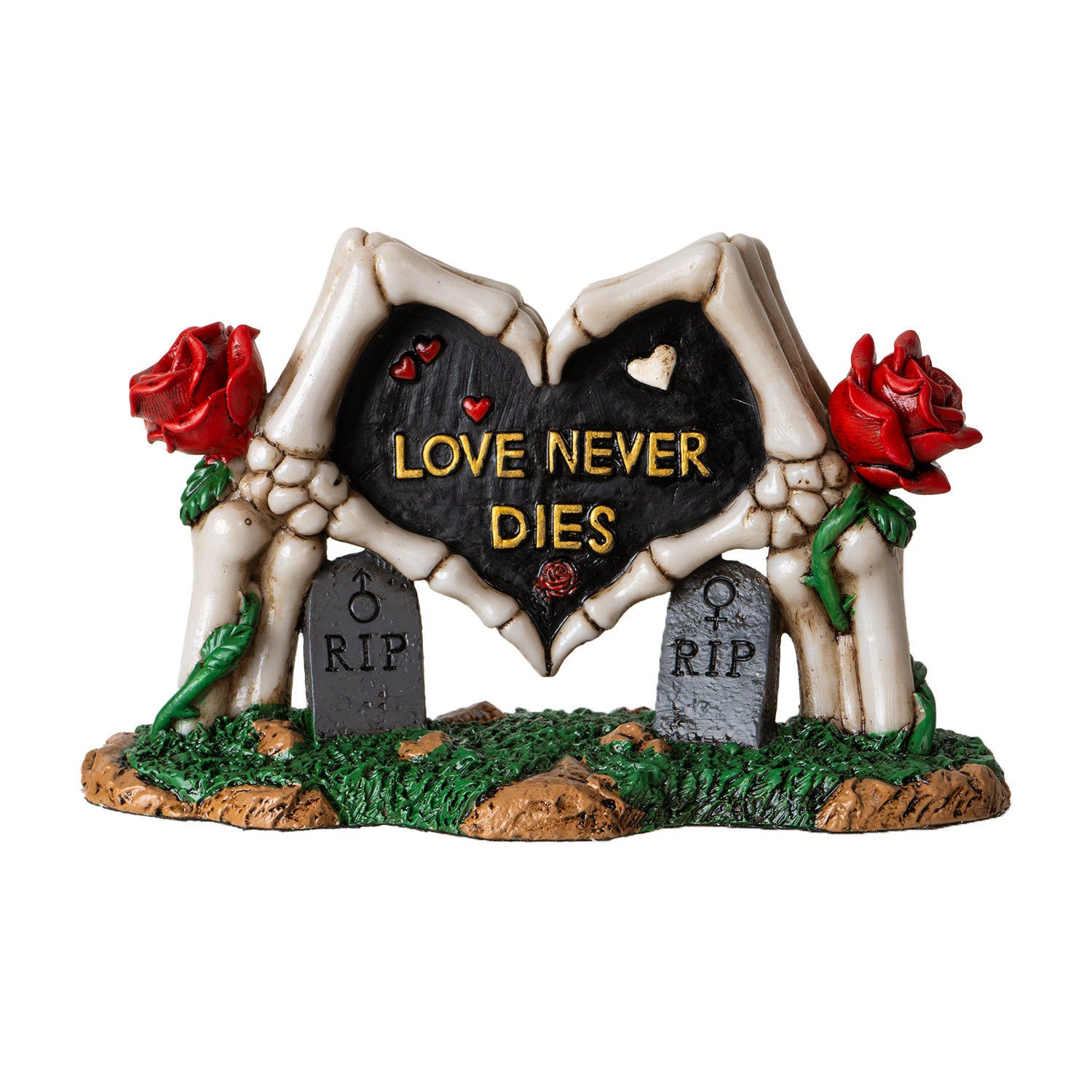 Love Never Dies Wedding Skeletons Figurine - Halloween Gifts