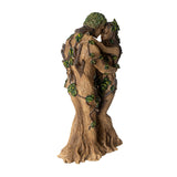 Figurine of two ents embracing, tree people with vines