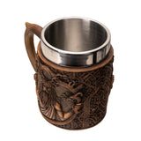 Decorative mug with a detailed design of Celtic nature got Cernunnos