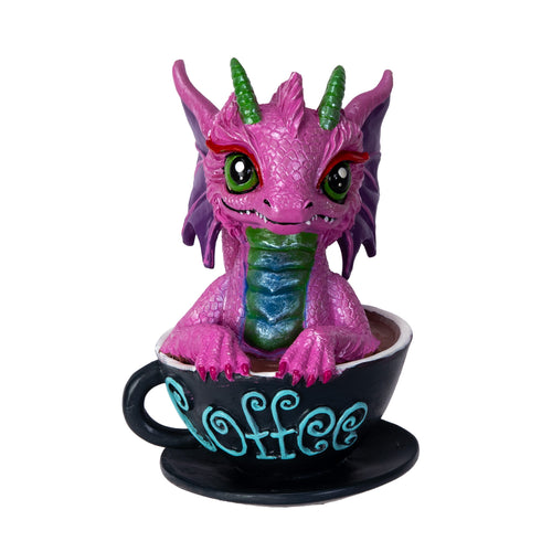 Coffee with Andi the Dragon Figurine