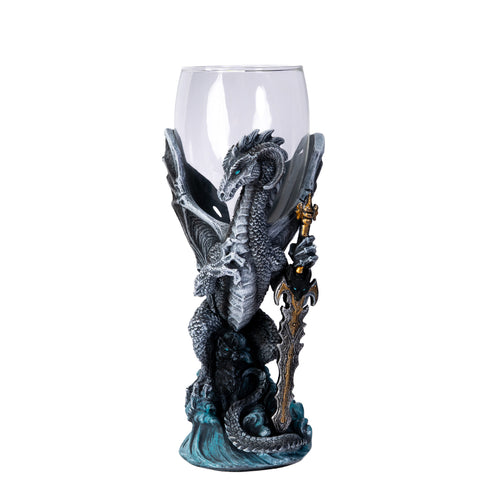 Glass Omega Blade Goblet