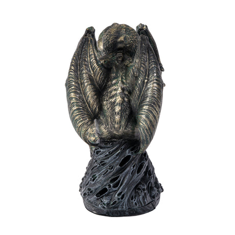 Cthulhu incense burner for cones - shown from the back