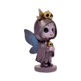 Spirit Fairies figurine, pixie with skulls