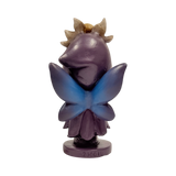 Spirit Fairies figurine, pixie with skulls, shown from the back