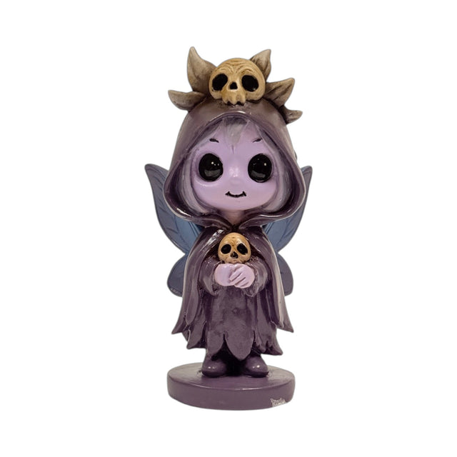 Spirit Fairies figurine, pixie with skulls