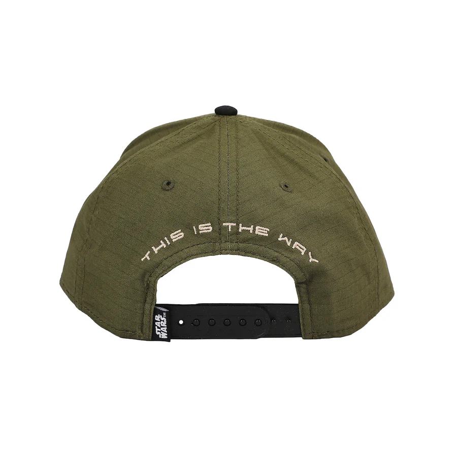 Back of cap with text "This is the way"