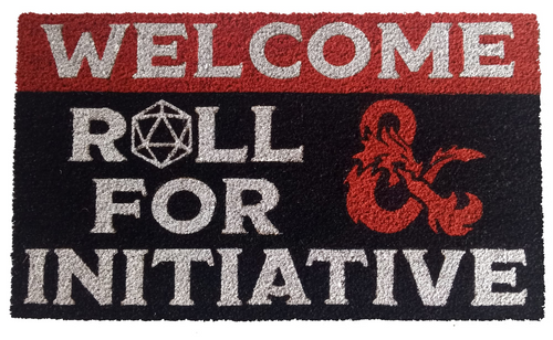 D&D Roll For Initiative Doormat