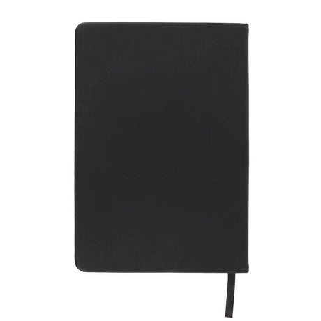 Back of journal, black cover