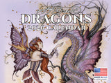 2026 calendar cover featuring a fairy and dragon illustration by Amy Brown