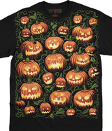 T-shirt with jack-o-lanterns