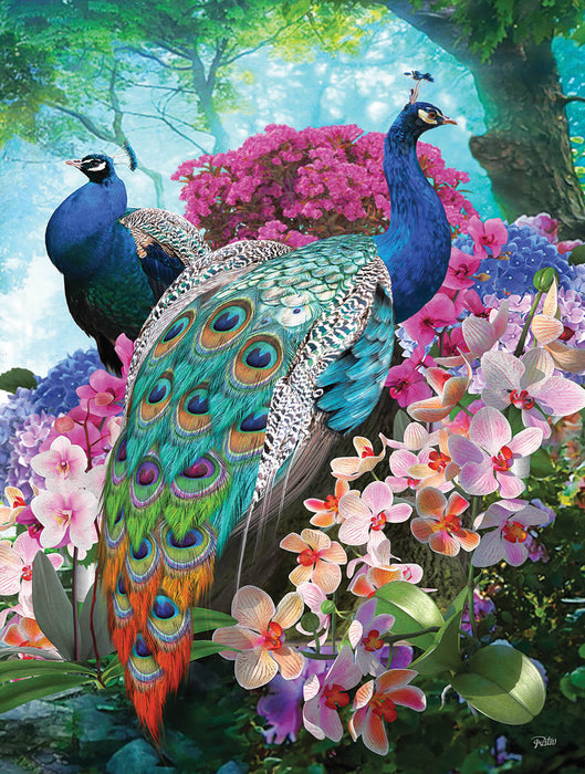 Pretty Peacock Jigsaw Puzzle (300 Pieces)